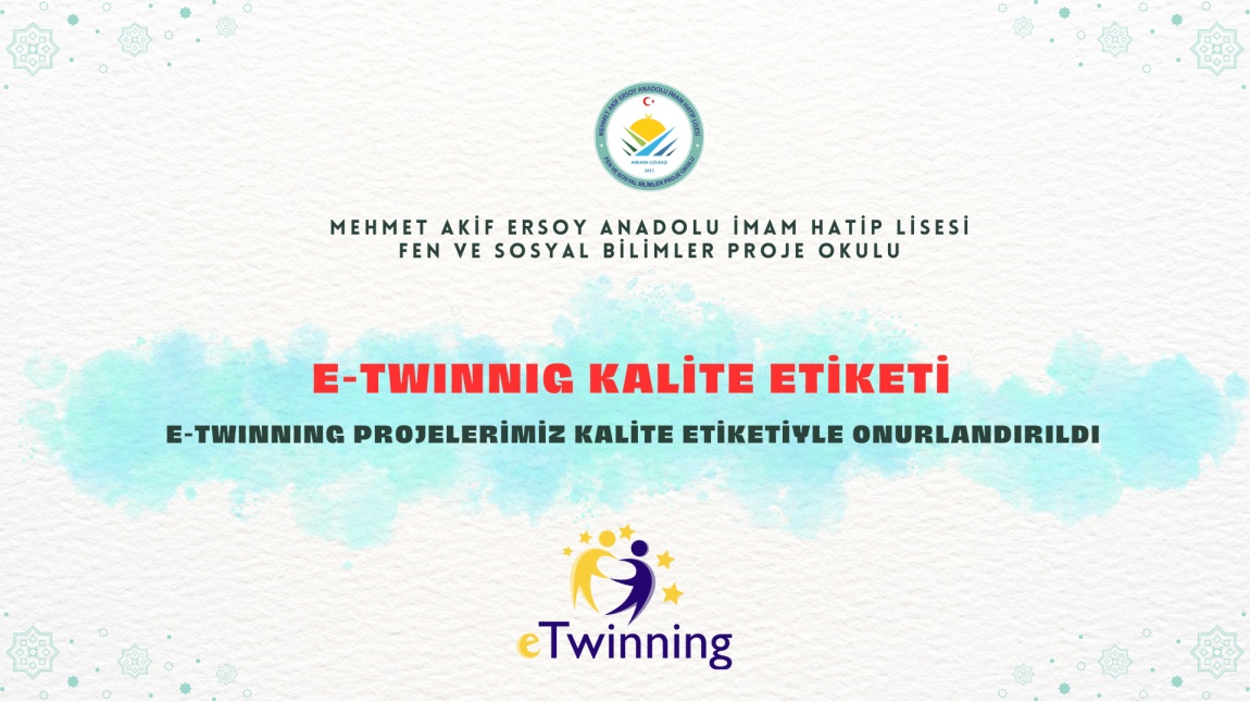 e-Twinning Projelerimiz Ulusal ve Uluslararası Kalite Etiketi ile Onurlandırıldı