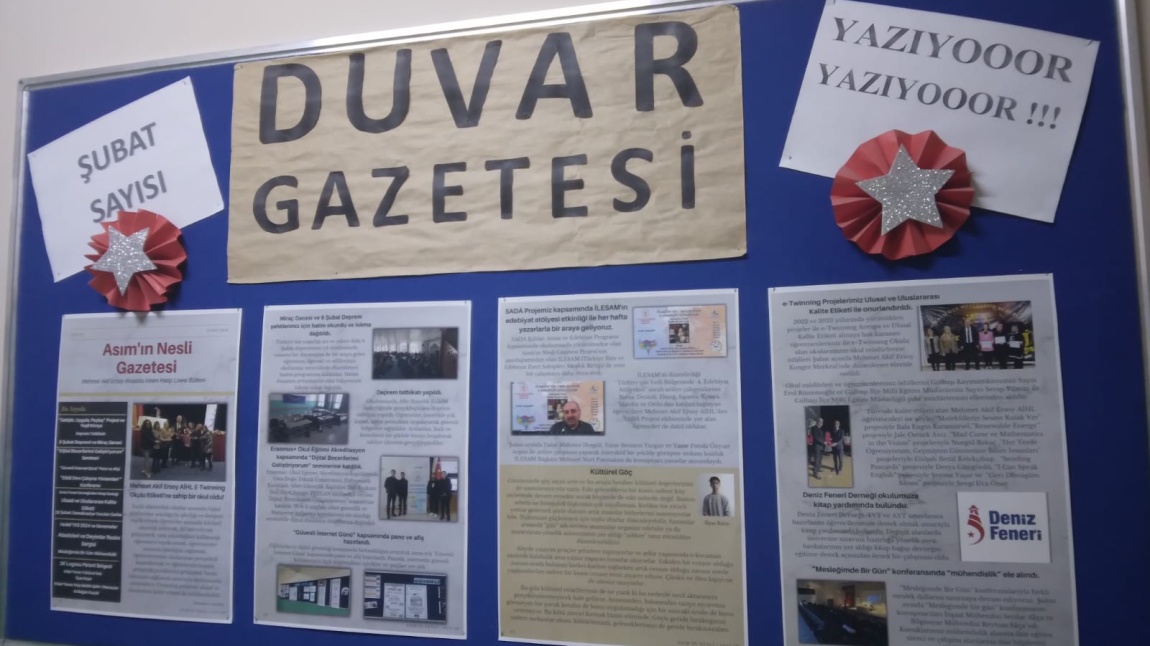 Asım'ın Nesli Okul Gazetemizin Şubat Sayısı Çıktı
